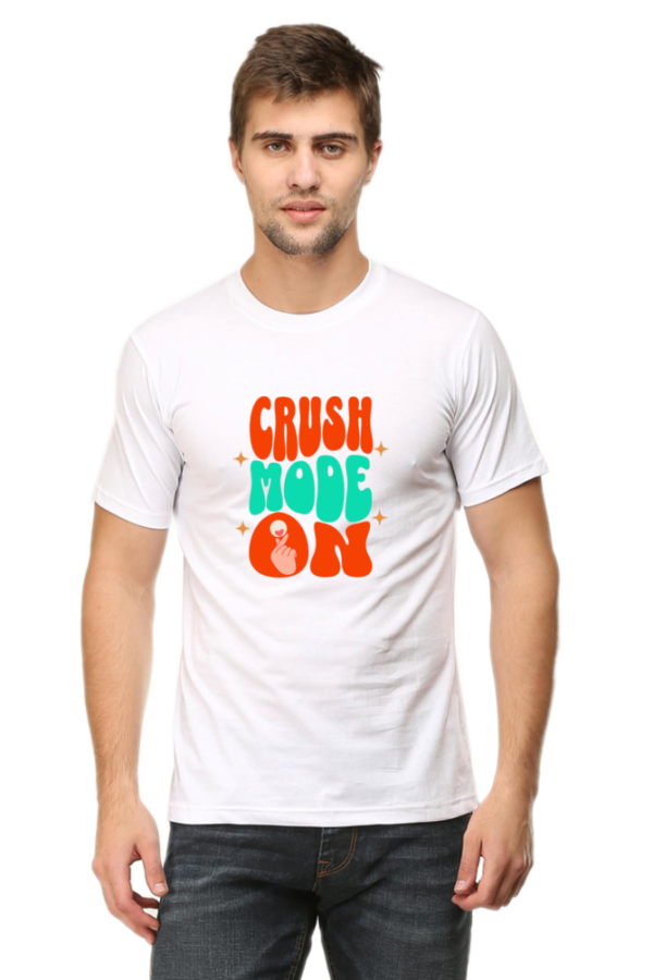 White "Men's Classic Crew Neck Cotton T-Shirt – Comfortable l Stylish & Durable Everyday Wear