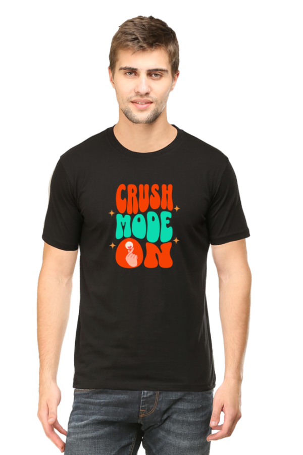 Black "Men's Classic Crew Neck Cotton T-Shirt – Comfortable l Stylish & Durable Everyday Wear