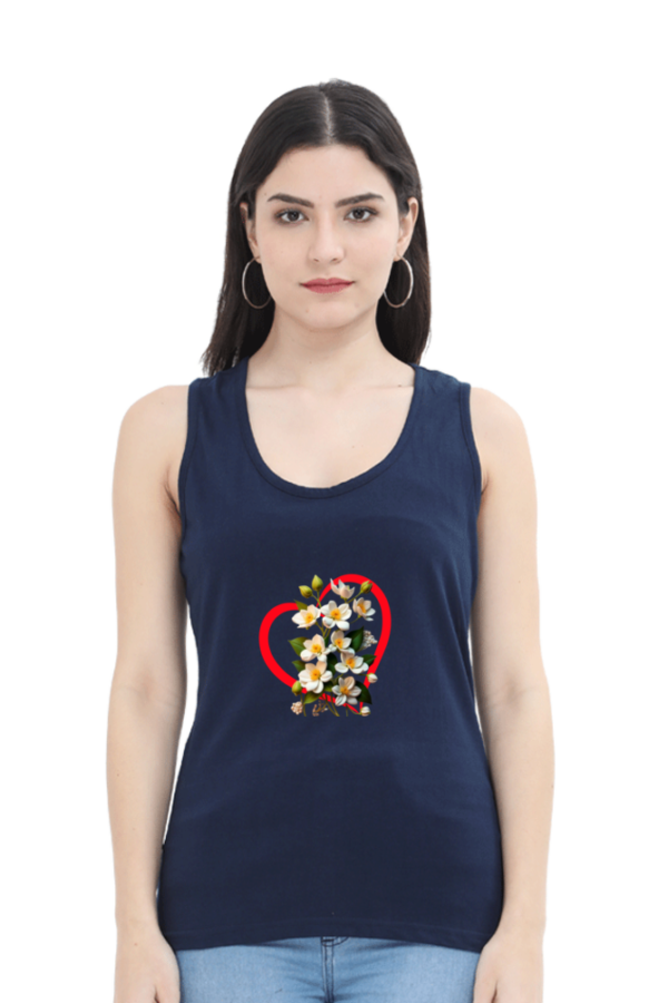 Navy Blue Women's Stylish Tank Top – Trendy l Comfortable l Durable