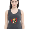 Charcoal Melange Women's Stylish Tank Top – Trendy l Comfortable l Durable