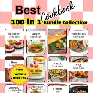 100-In-1 Ultimate Cookbook Bundle | Easy, Tasty Recipes for Every Kitchen
